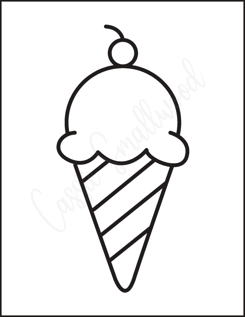 10 Cute Printable Ice Cream Templates Cassie Smallwood