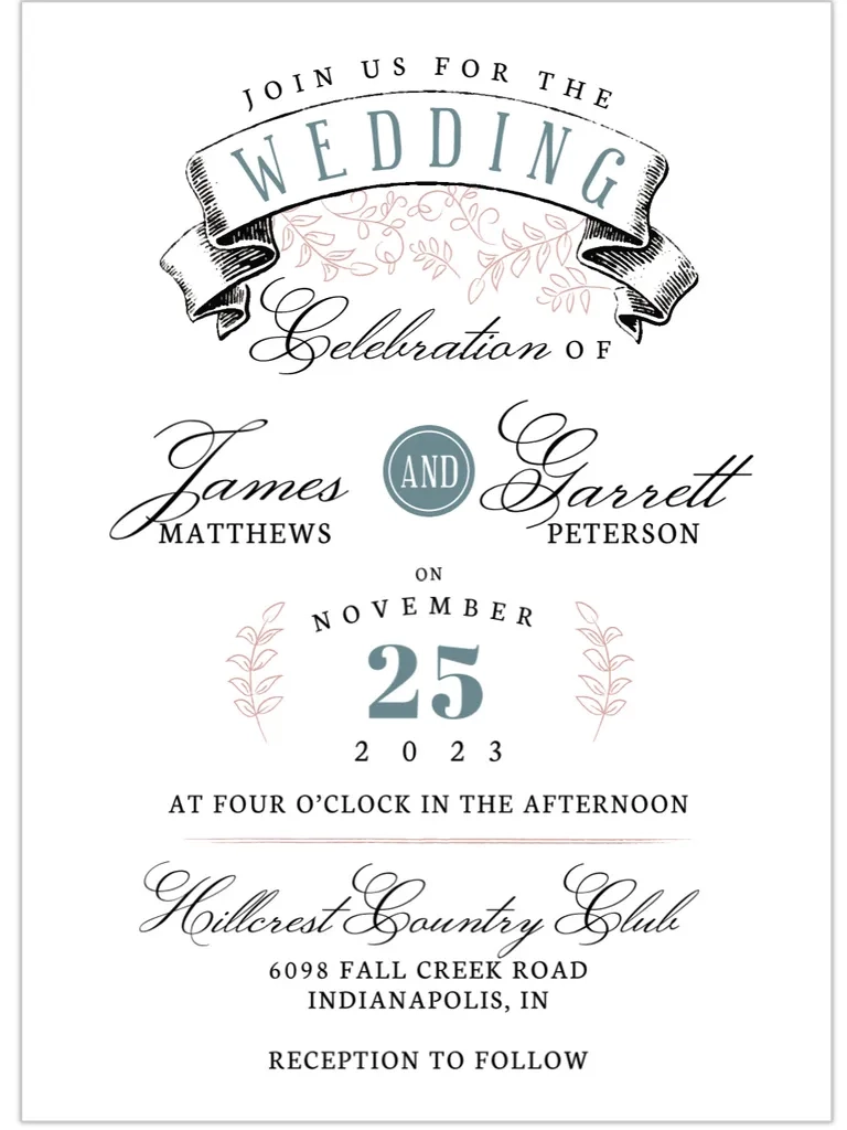 Free Wedding Templates Printable