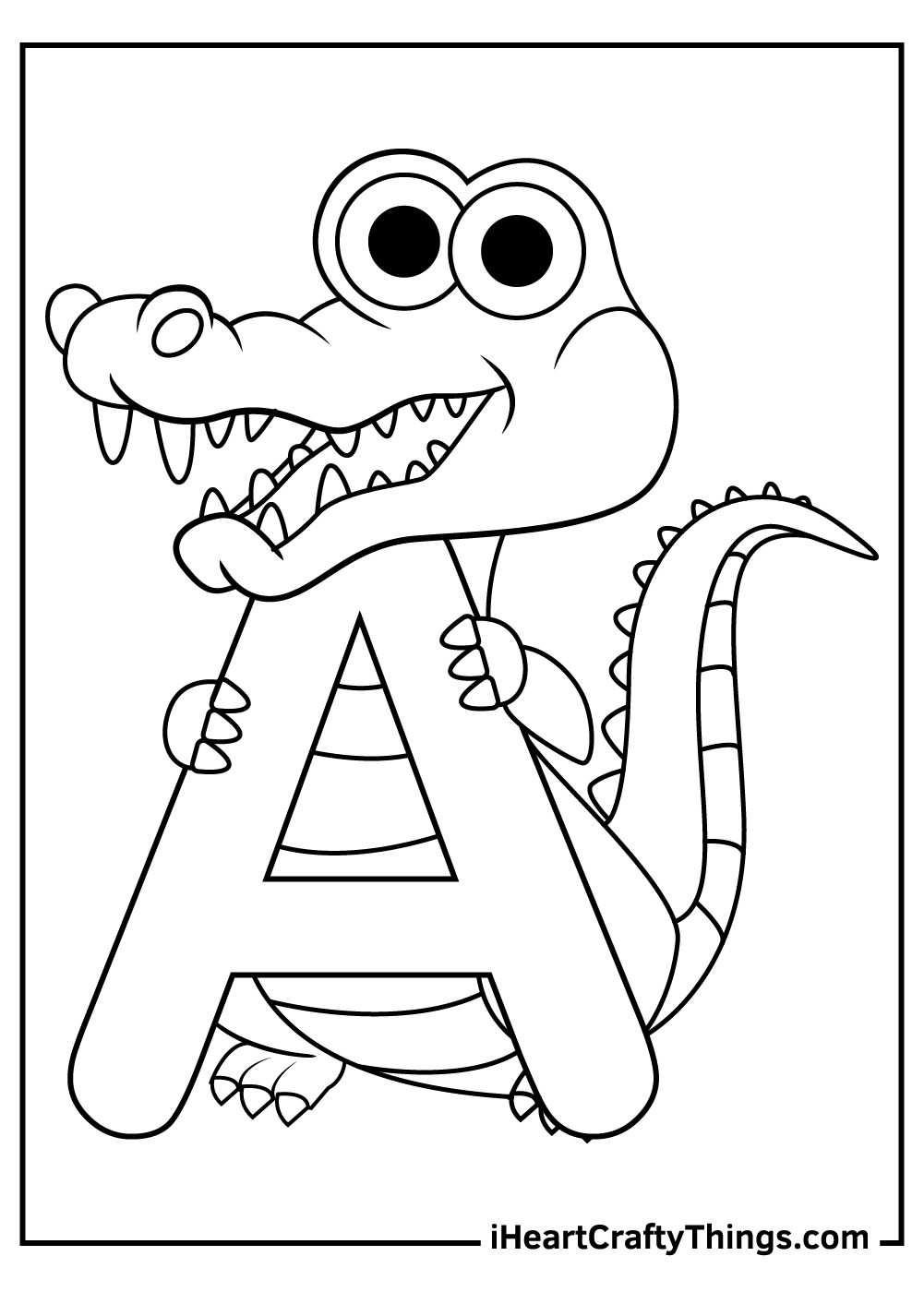Free Printable Alligator Template Free Printable Alligator Template