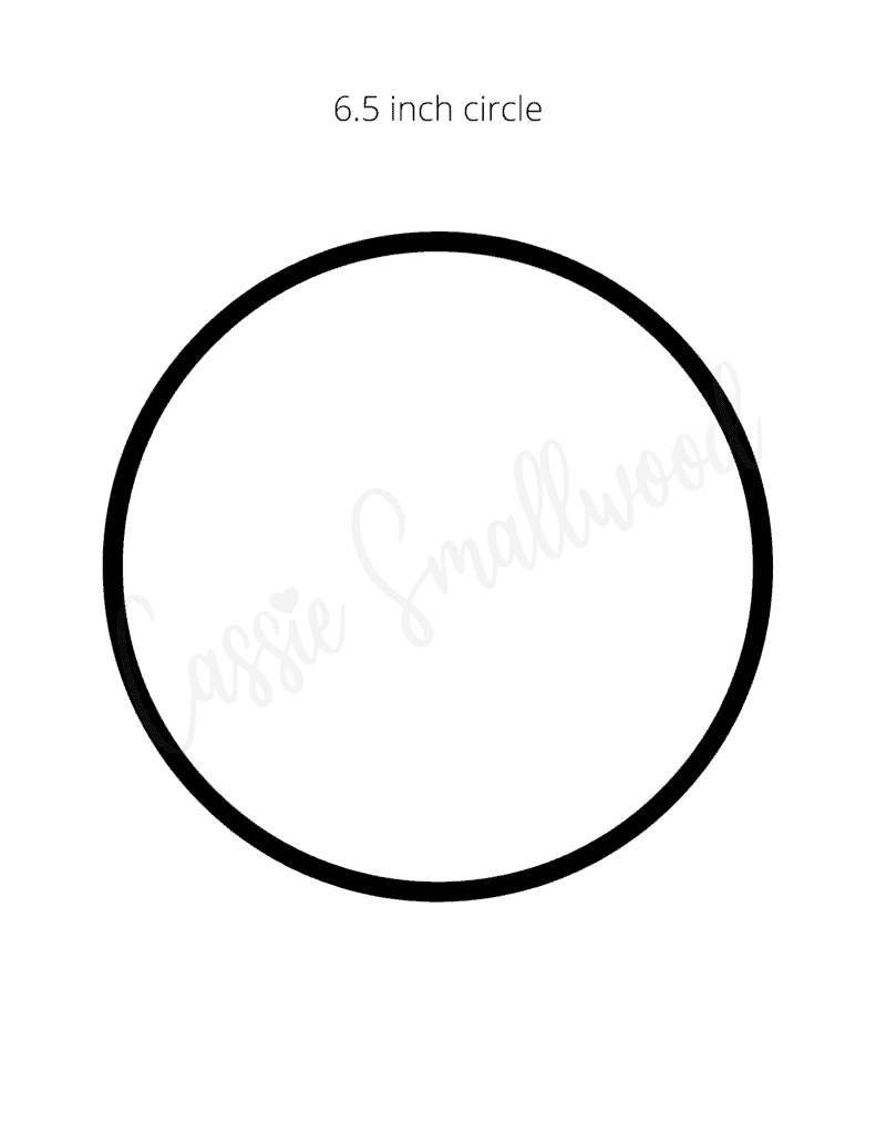 17 Sizes Of Printable Circle Templates Cassie Smallwood