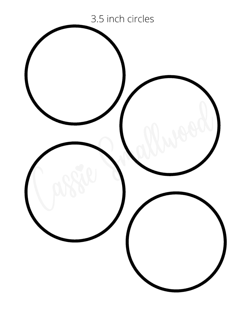 3 Inch Circle Template Printable