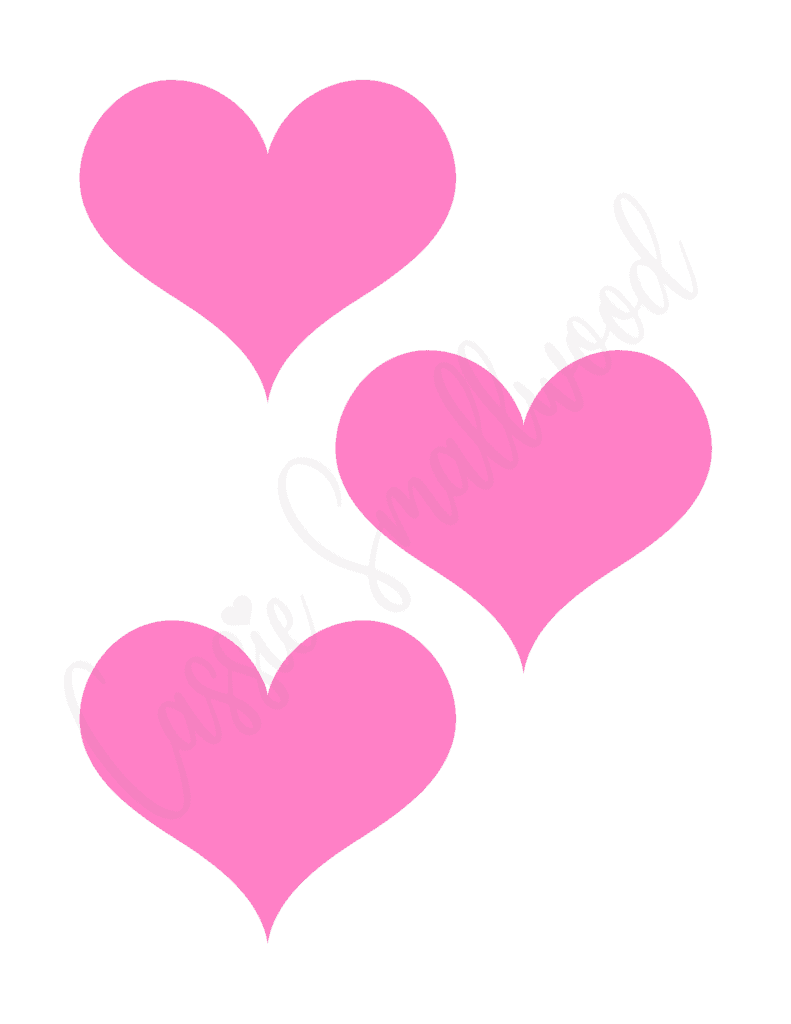 25 FREE Printable Heart Templates Small To Large Sizes Cassie