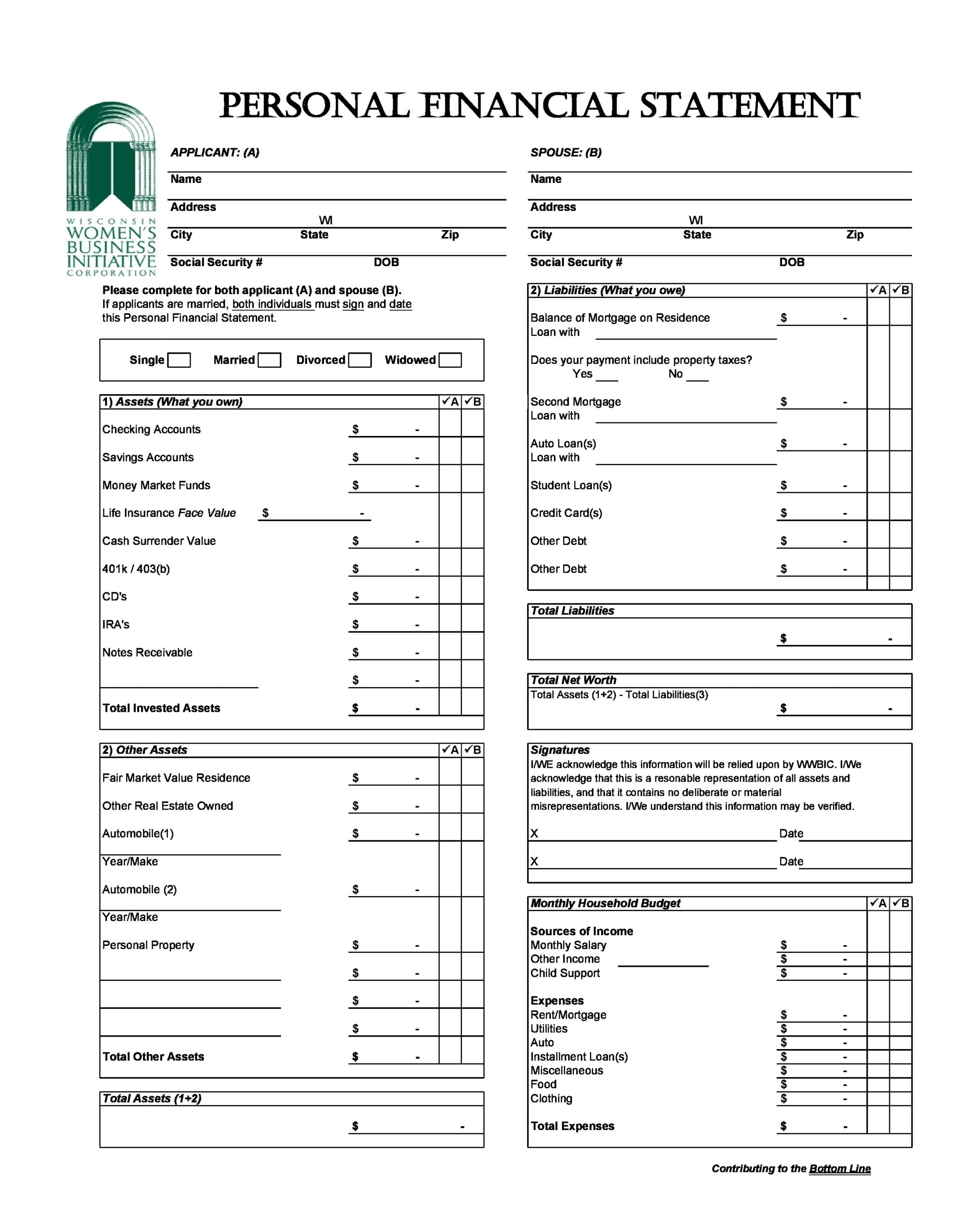 30 Free Financial Statement Templates Excel TemplateArchive 30 Free Financial Statement Templates Excel TemplateArchive