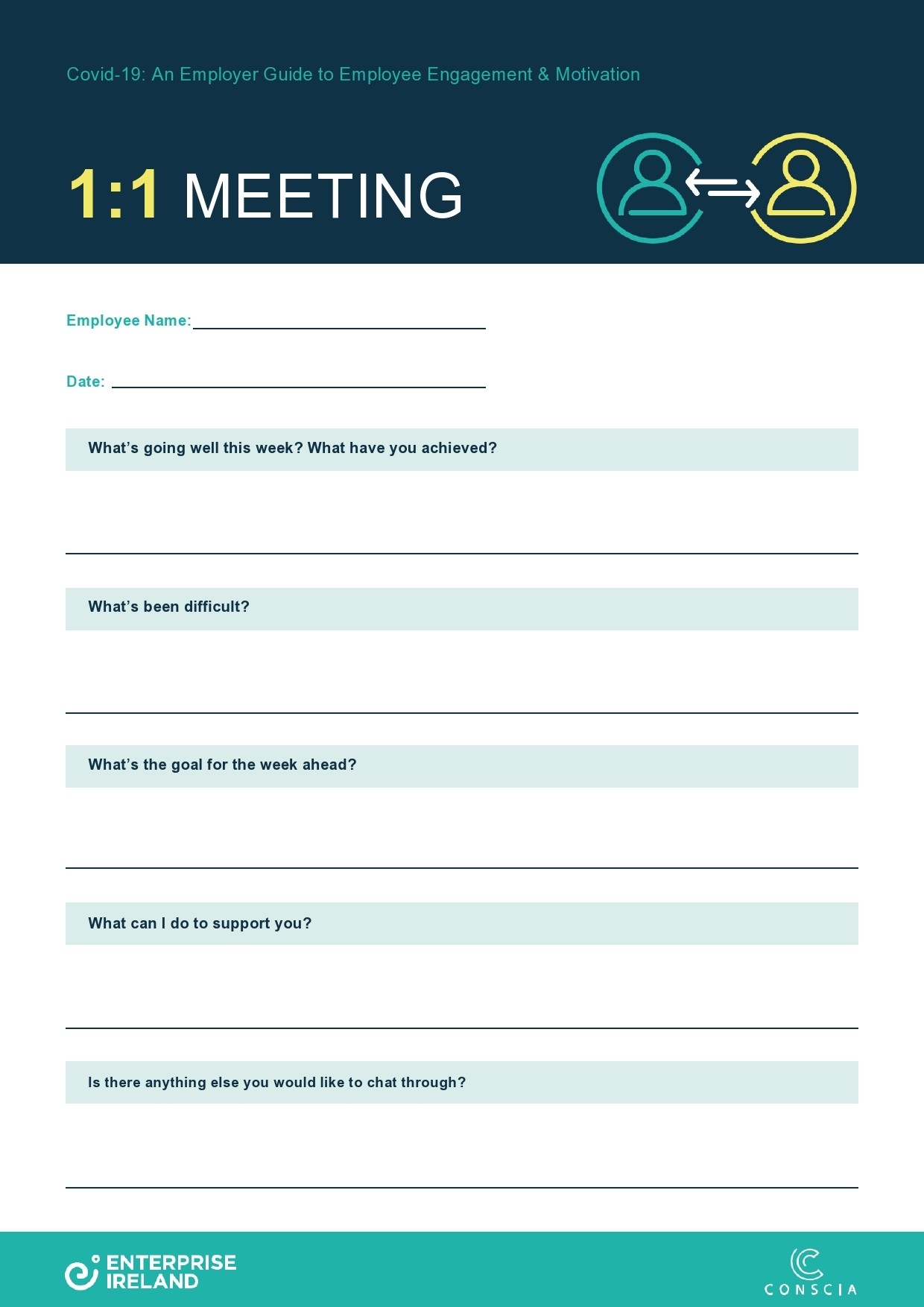 40 Best One To One Meeting Templates 100 Free 