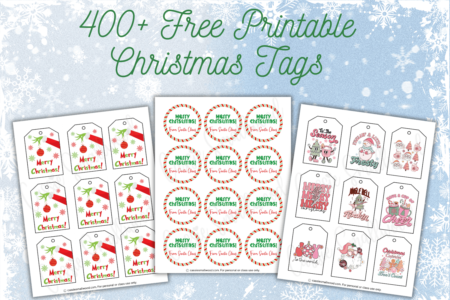 Christmas Gift Label Templates Printable