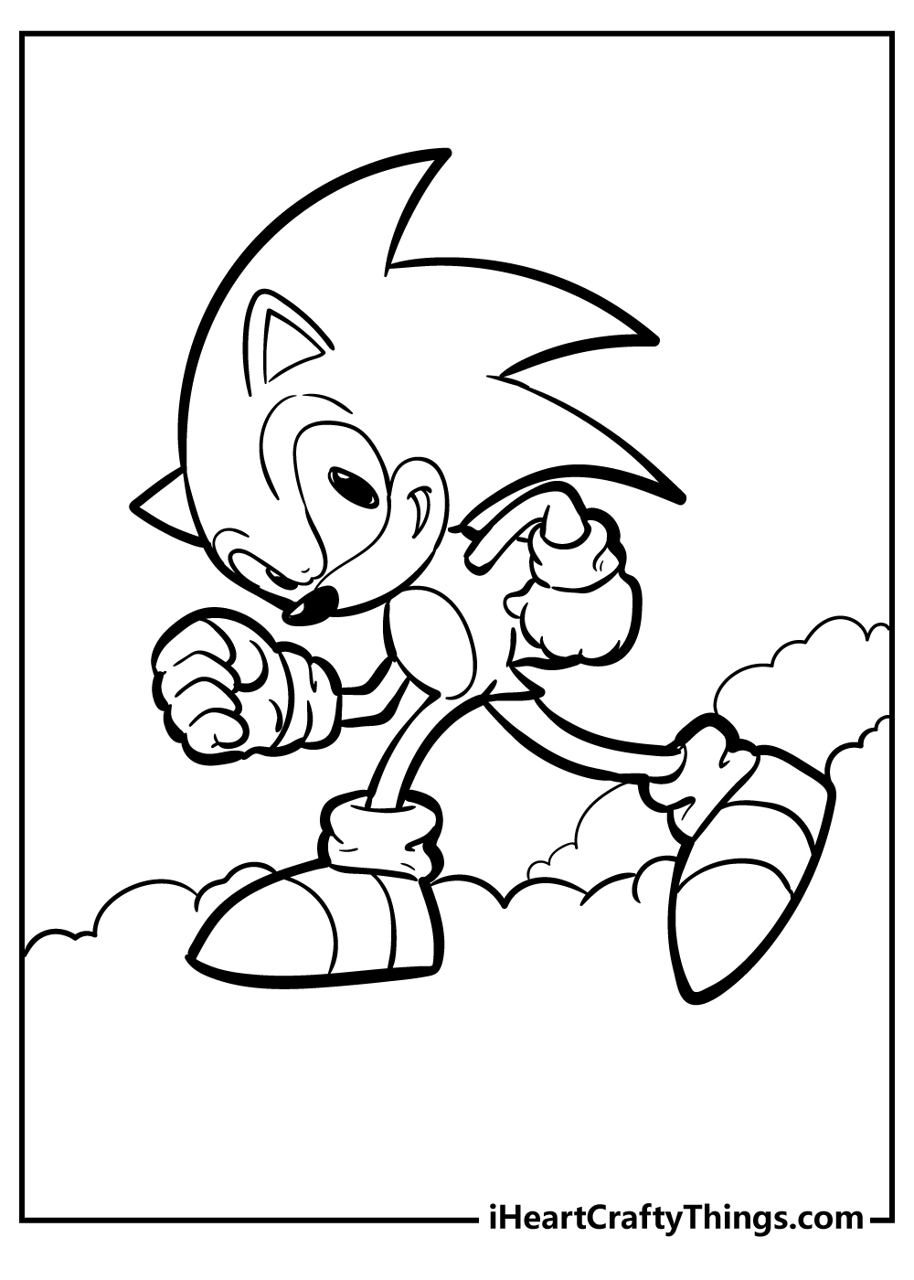45 Sonic Coloring Pages 100 Free Printable PDF Sheets