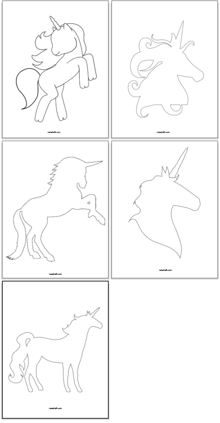 Unicorn Template Free Printable Unicorn Template Free Printable