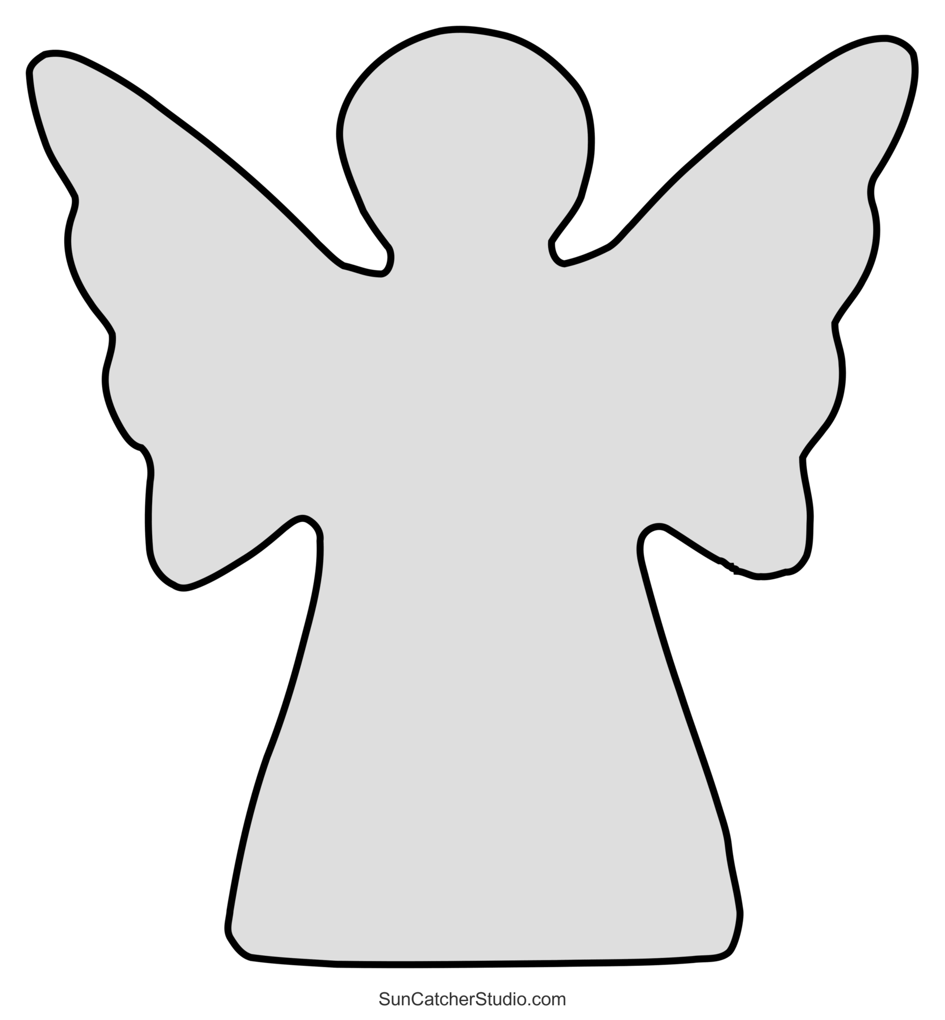 Angel Templates And Stencils Free Printable Patterns Free 