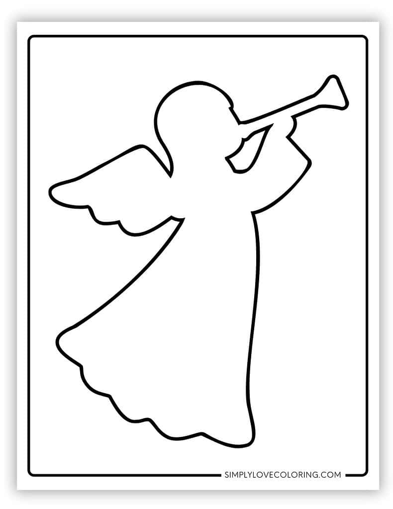 Free Printable Angel Template