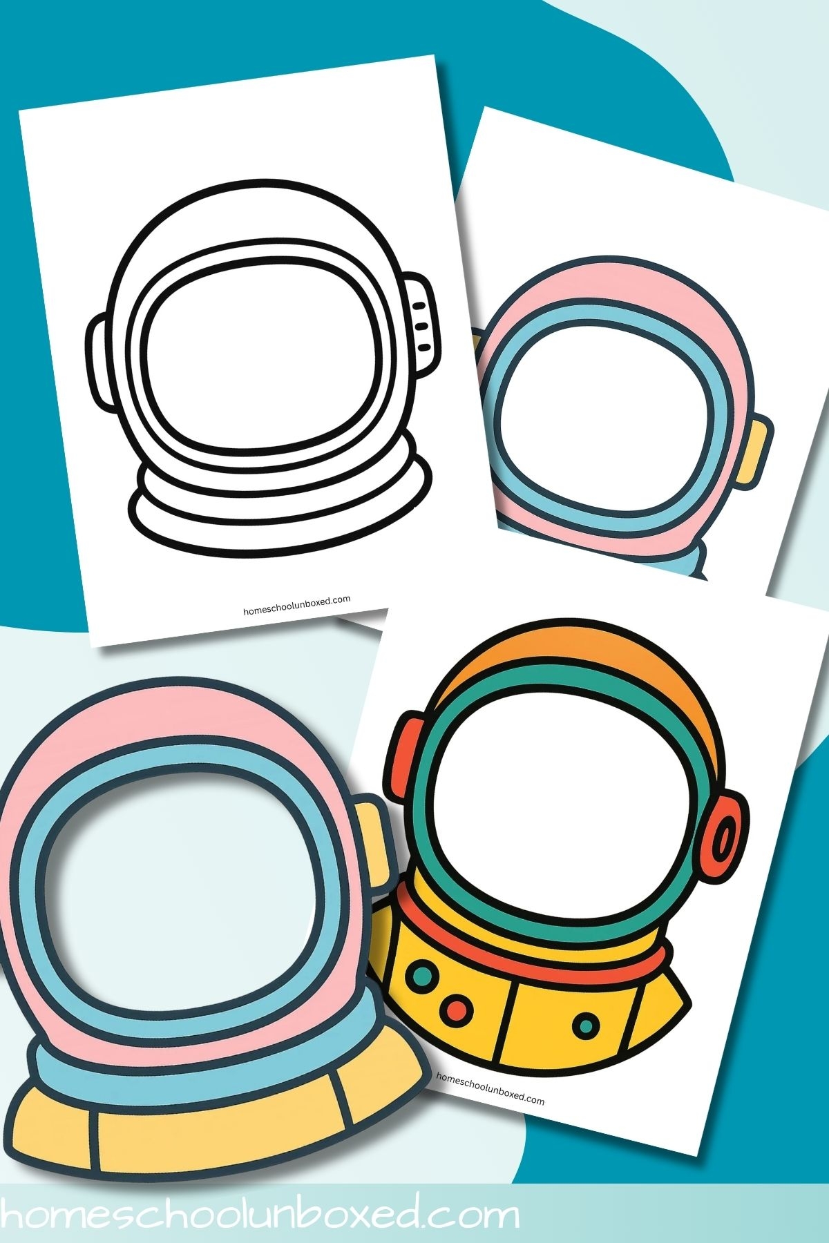 Astronaut Helmet Mask Printable
