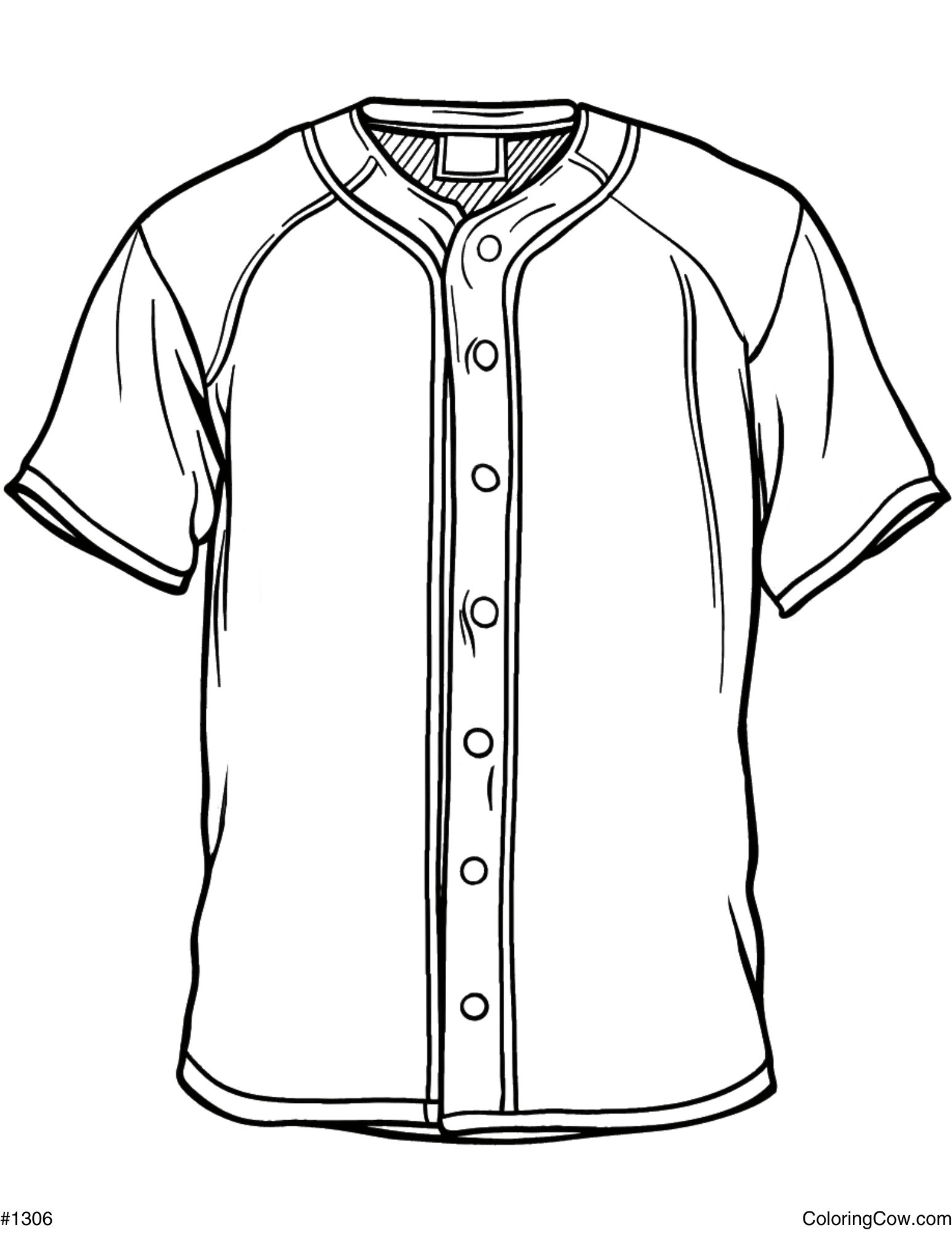 Free Printable Baseball Jersey Template