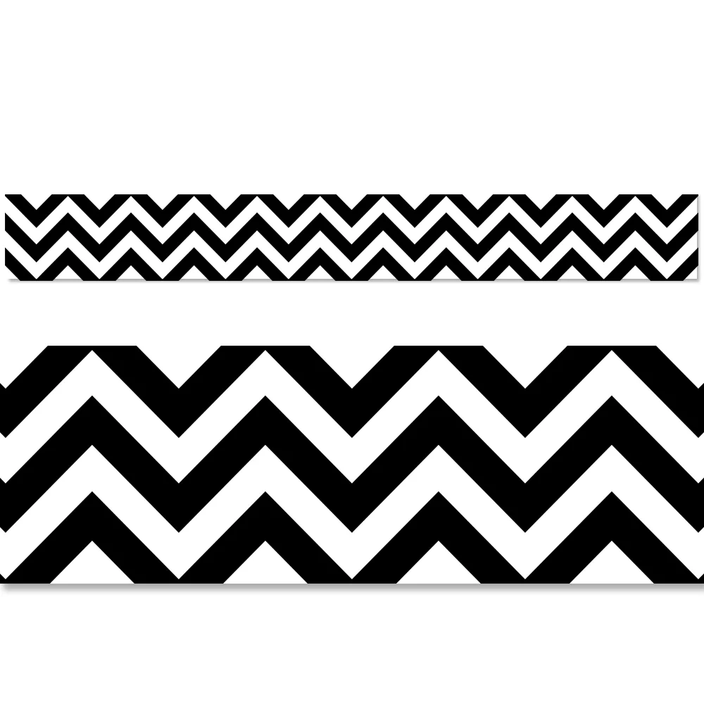 Black Chevron EZ Border Creative Teaching Press