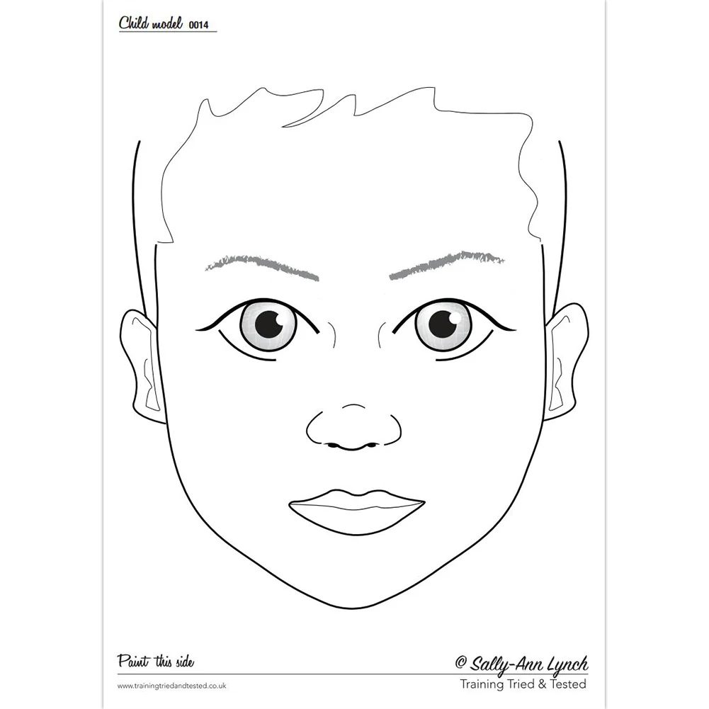Blank Face PDF Practice Sheets Face Paints amp More Facepaint Blank Face PDF Practice Sheets Face Paints amp More Facepaint