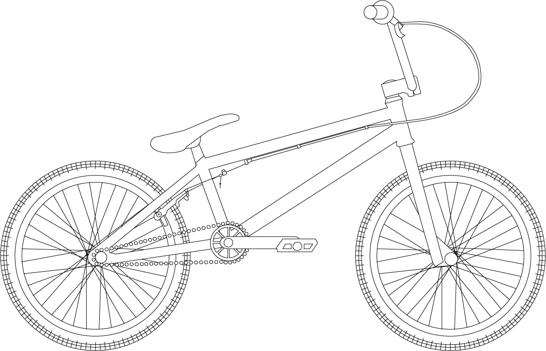 Bicycle Template Printable