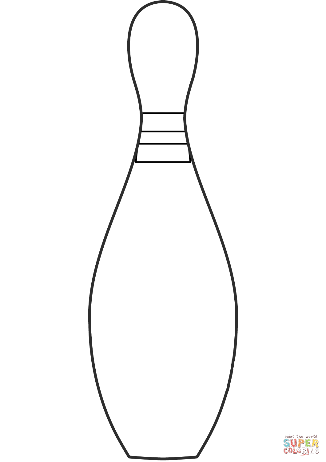 Bowling Photos Coloring Page Free Printable Coloring Pages