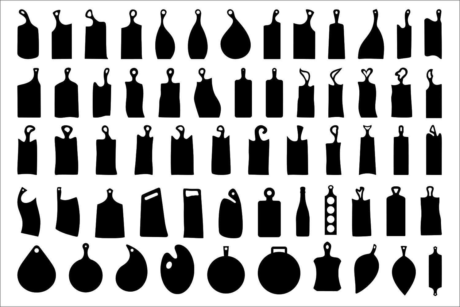 Charcuterie Board Template Printable