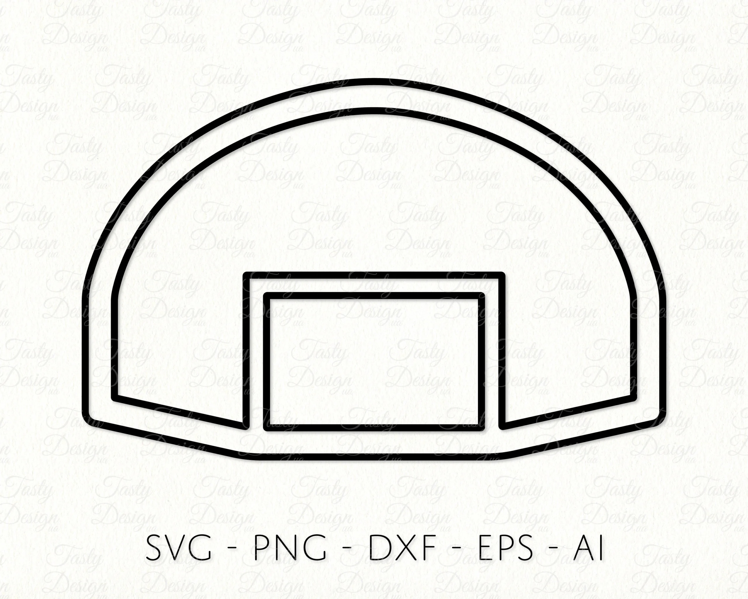Buy Basketball Backboard SVG Sports Equipment Cut File Sublimation
