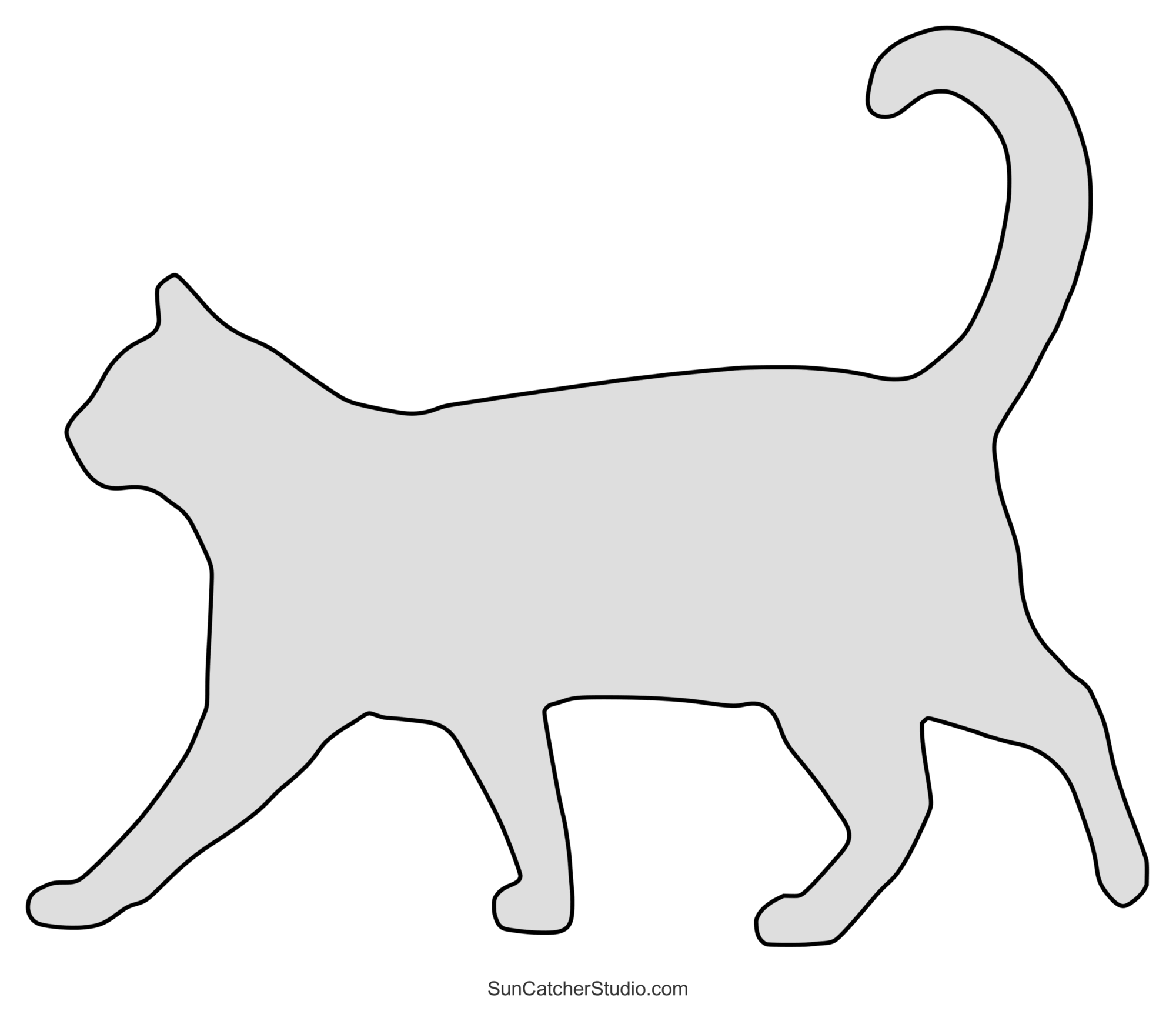 Free Printable Cat Templates Free Printable Cat Templates