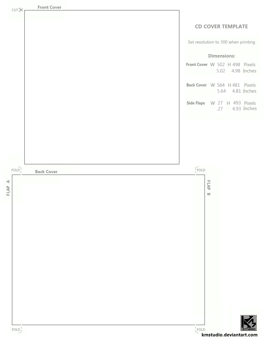 CD Cover Template By KMstudio On DeviantArt