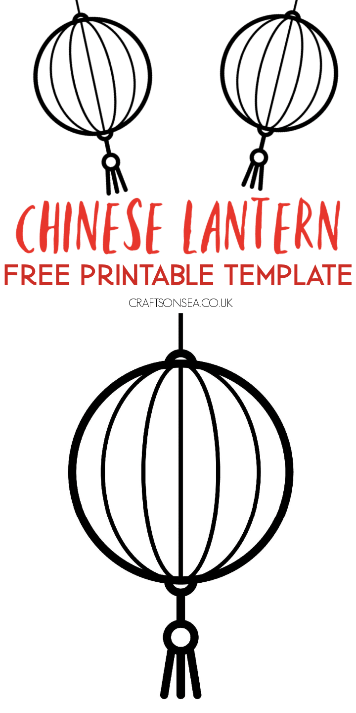 Cut Out Chinese Lantern Template Printable