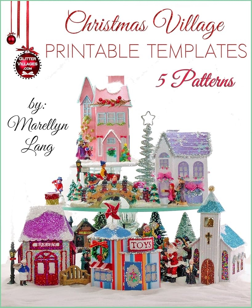 Printable Christmas Village Template