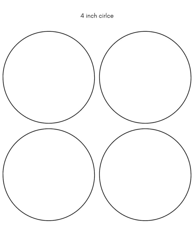 Circle Template Free Printable Circle Template Free Printable