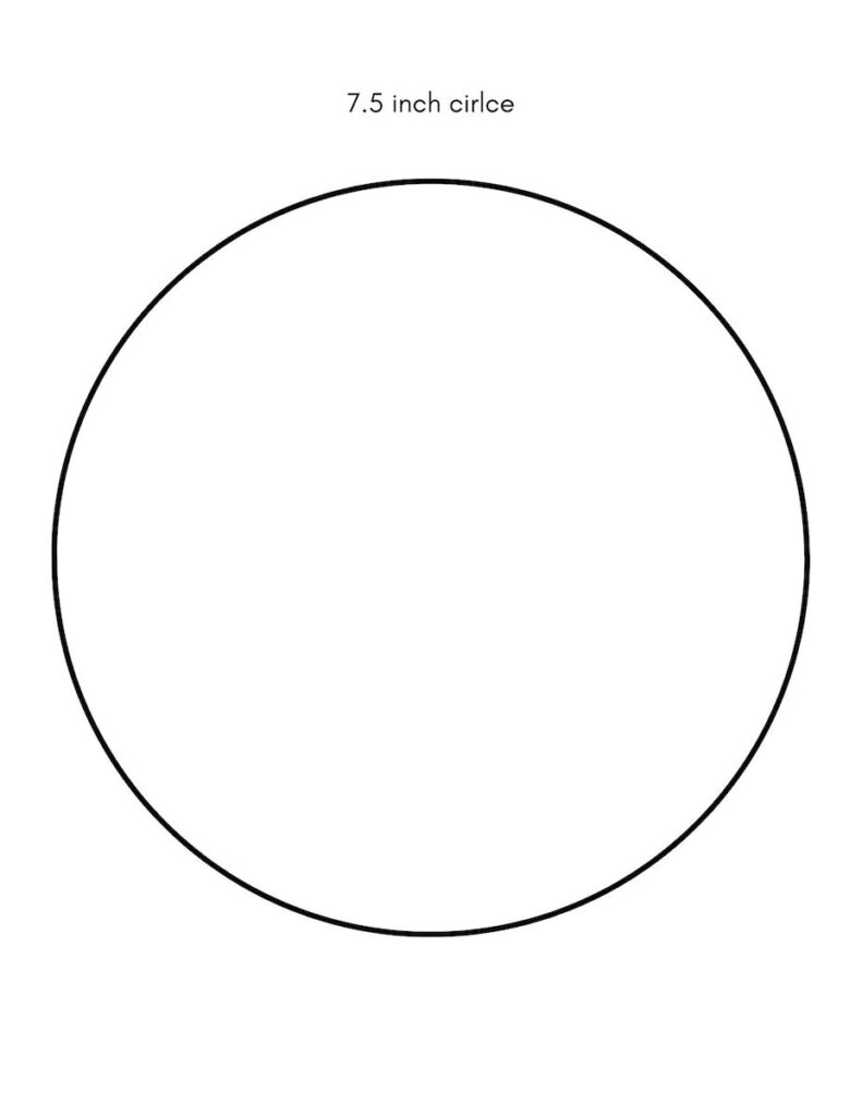 Circle Template Free Printables Small Medium And Large Sizes 
