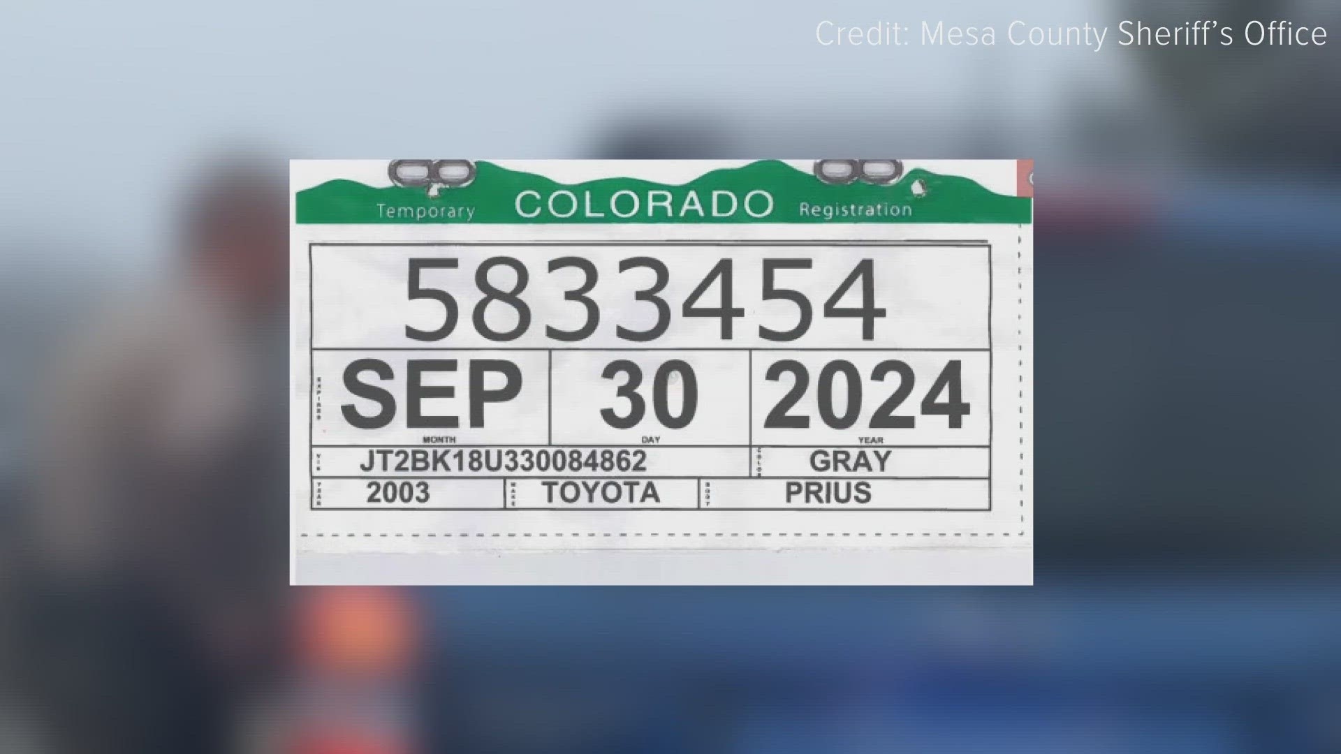Printable Colorado Temp Tag Template