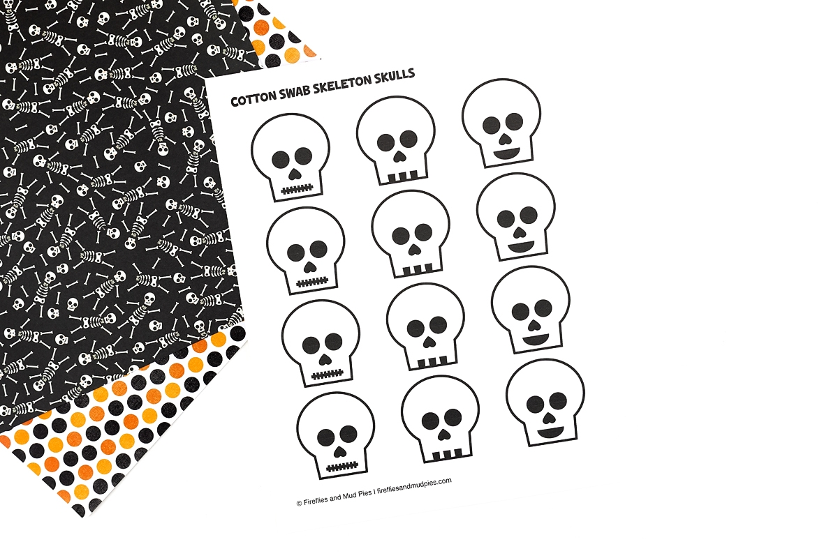 Cotton Swab Skeleton Fireflies And Mud Pies