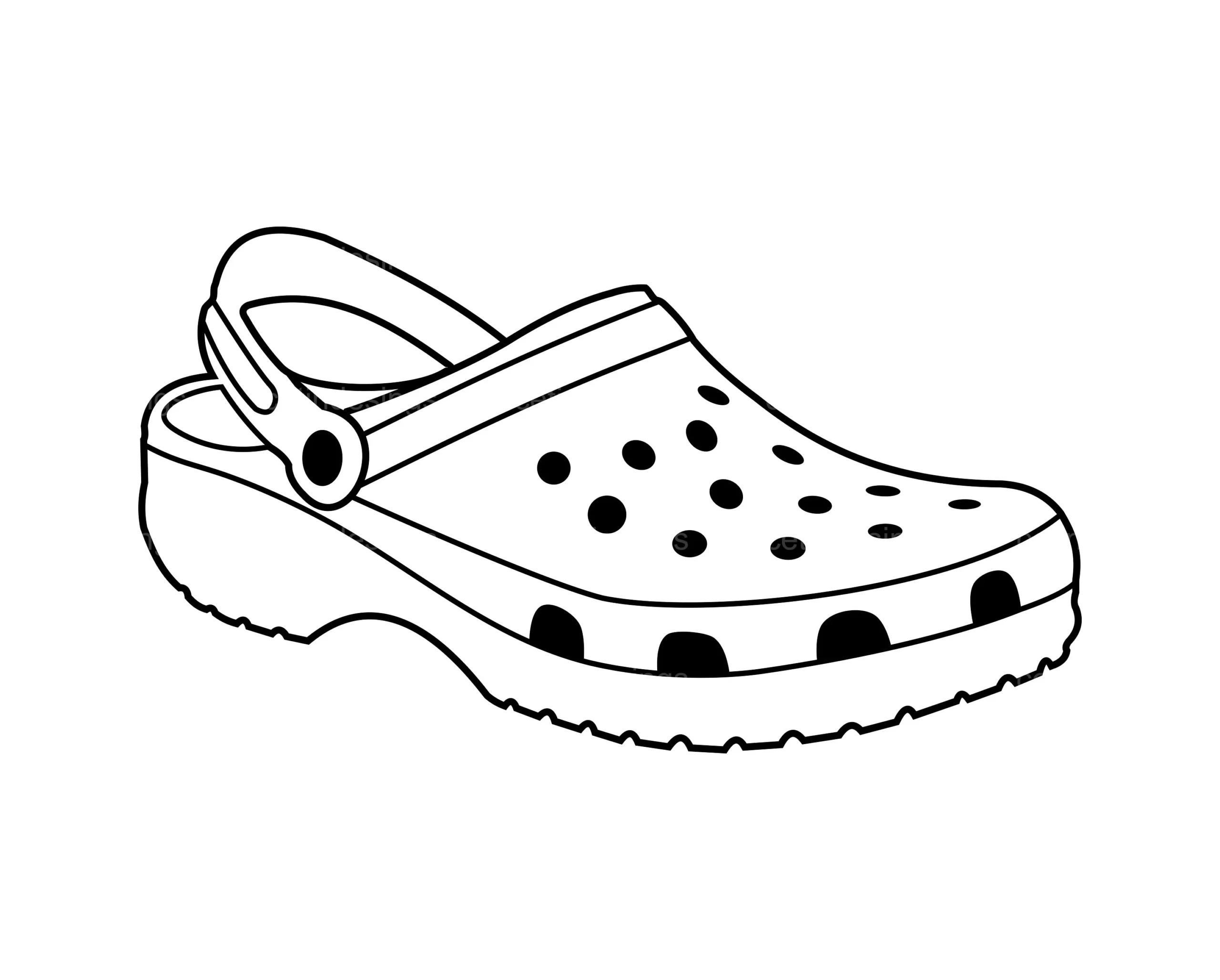 Croc Shoe Svg Croc Shoe Png Croc Shoe Clipart Croc Shoe Vector Croc Shoe Silhouette Croc Shoe Jpg Croc Shoe Pdf Croc Shoe Eps