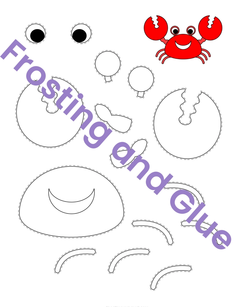 Printable Crab Craft Template