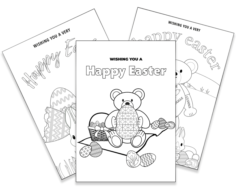 Easter Card Printable Templates