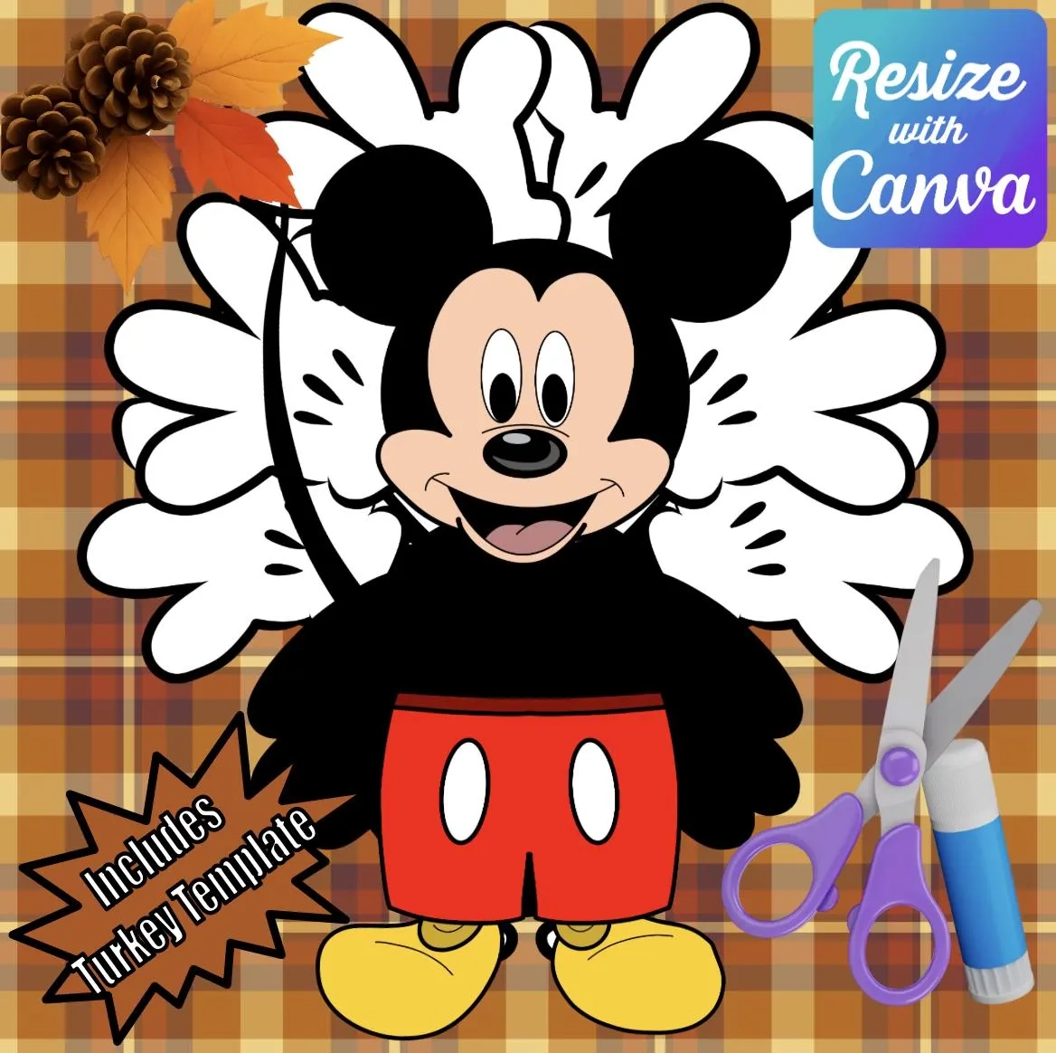 Disguise Template Printable Mickey Mouse Turkey Disguise Disguise Template Printable Mickey Mouse Turkey Disguise