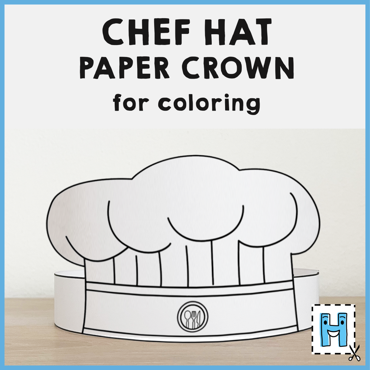 Diy Chef Hat Craft For Preschool Chef Hat Cook Paper Crown 