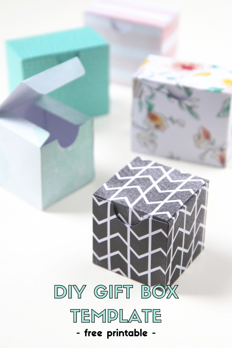DIY Gift Box Template Gathering Beauty