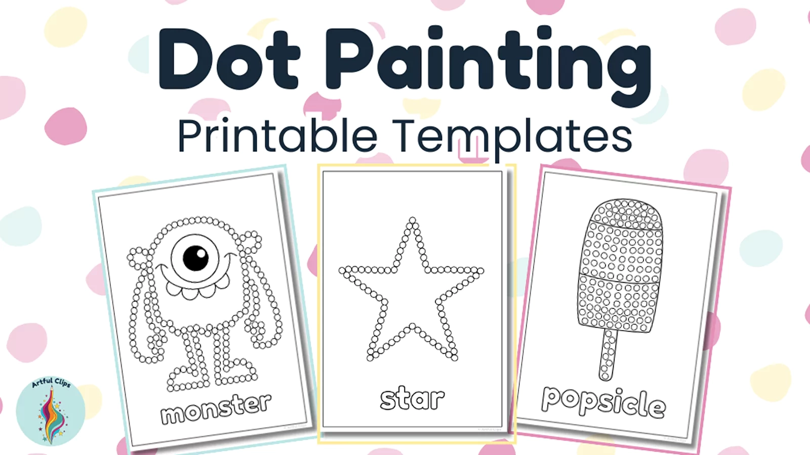 Dot Painting Templates Printables