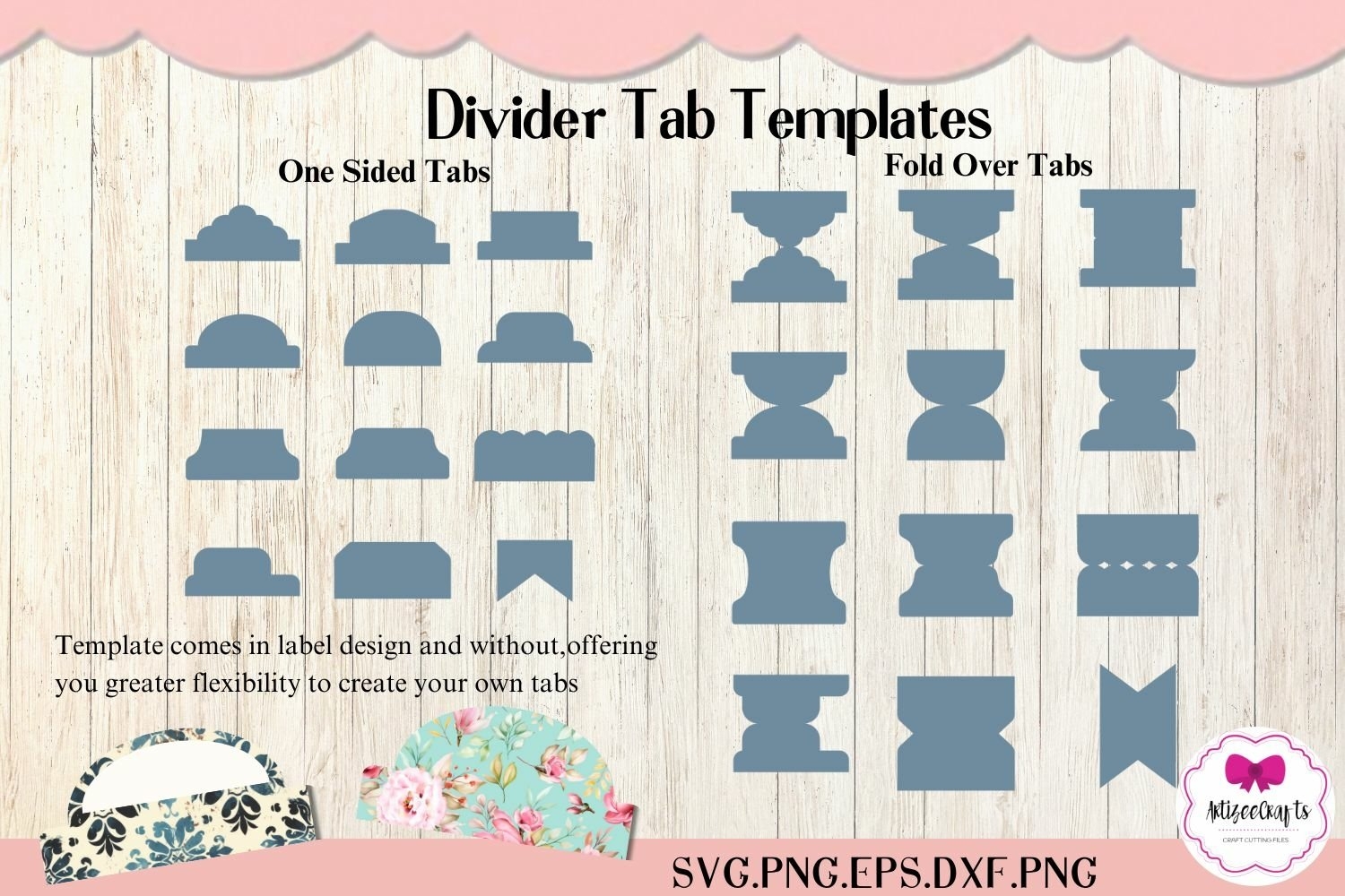 Editable Printable Divider Tabs Template