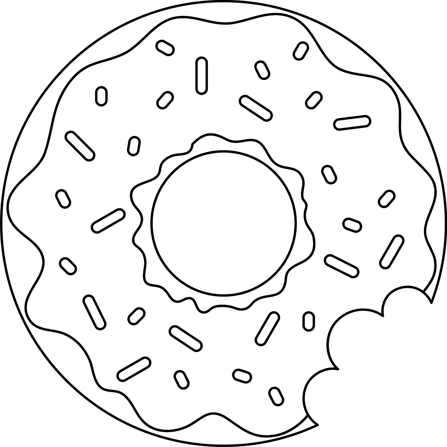 Doughnut Printable Printable Party Favors