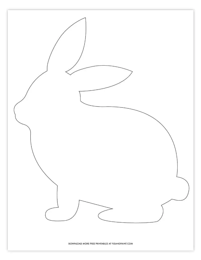 Free Bunny Printable Template