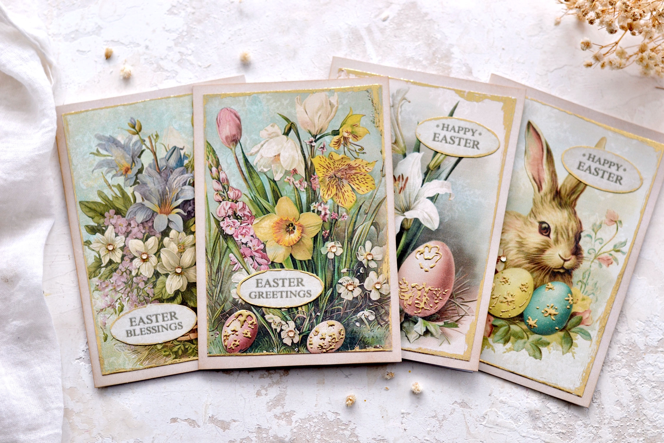 Easter Card DIY Free Printable Kit The Graphics Fairy