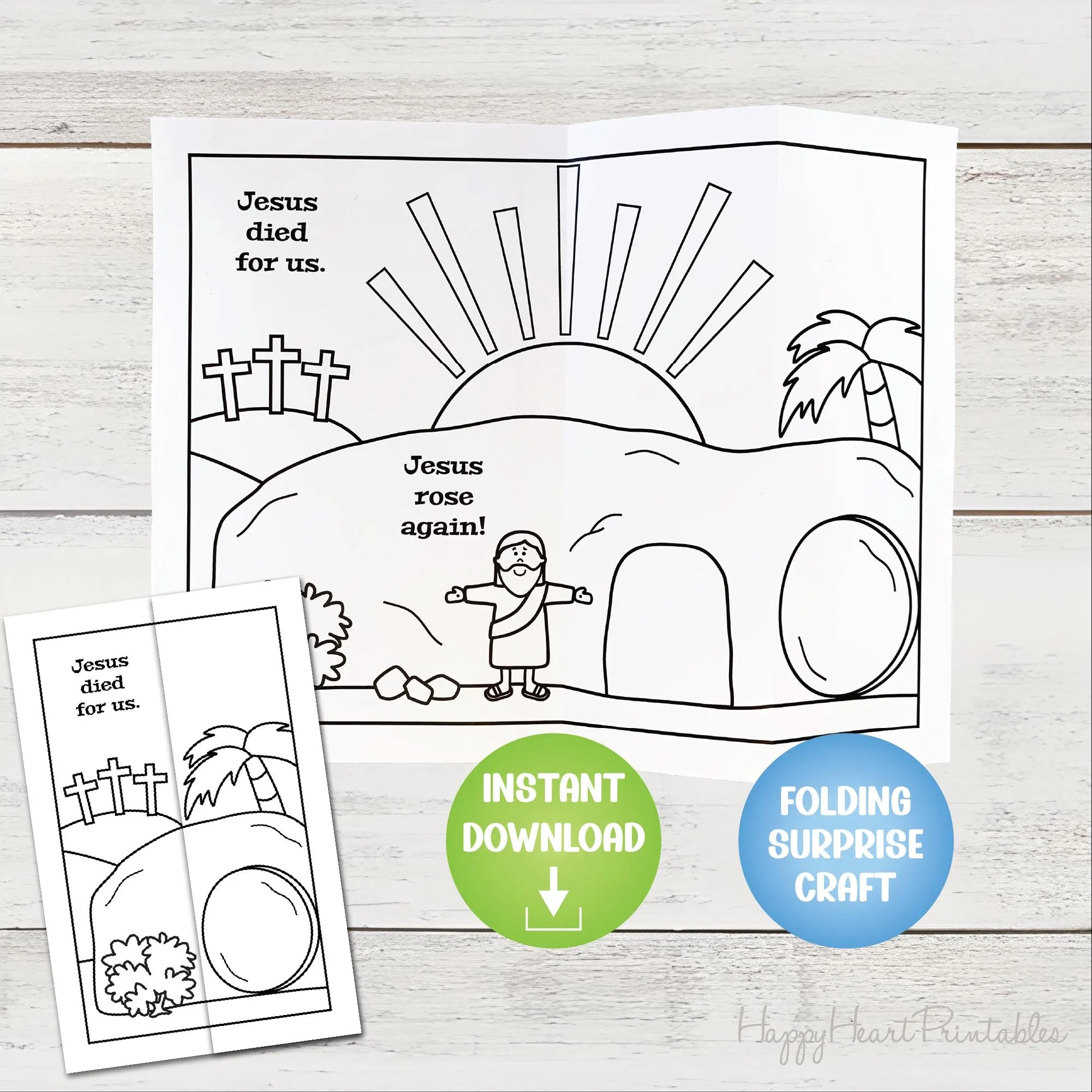 Printable Empty Tomb Craft Template Printable Empty Tomb Craft Template