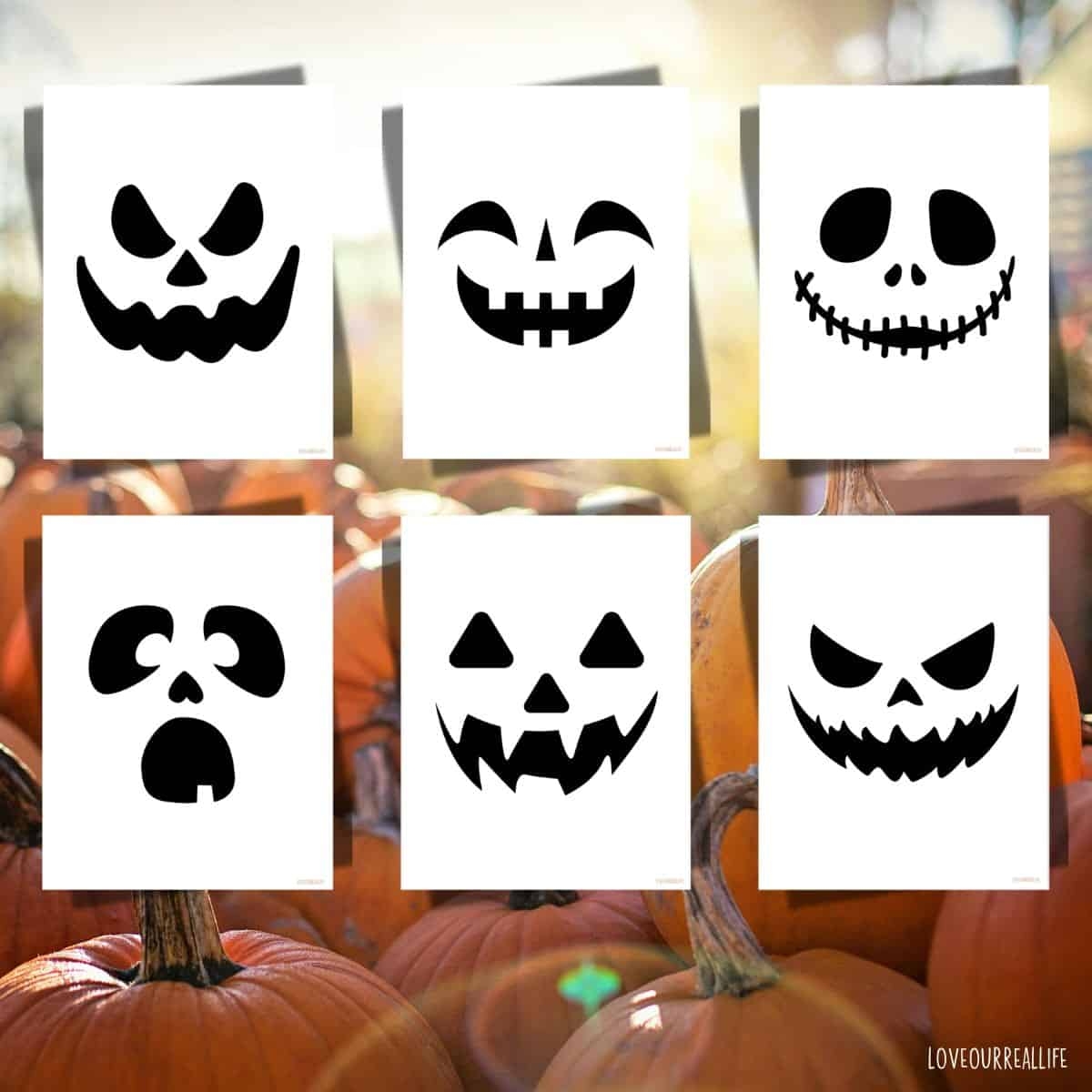 Easy Pumpkin Carving Stencils Free Jack O Lantern Faces To 