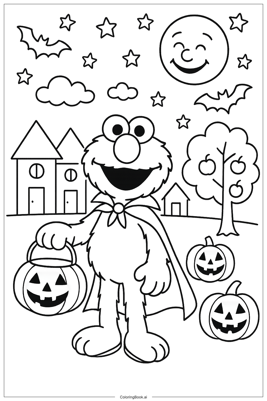 Elmo Printable Template
