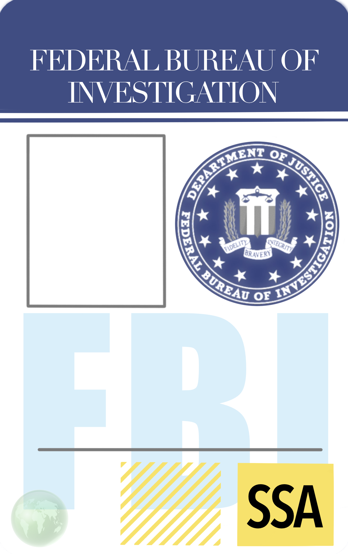 FBI Badge Template By Wherethetacosat On DeviantArt