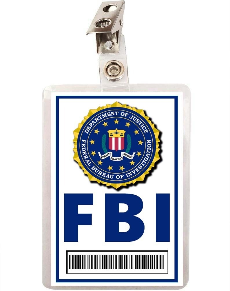 Free Printable Fbi Badge Template