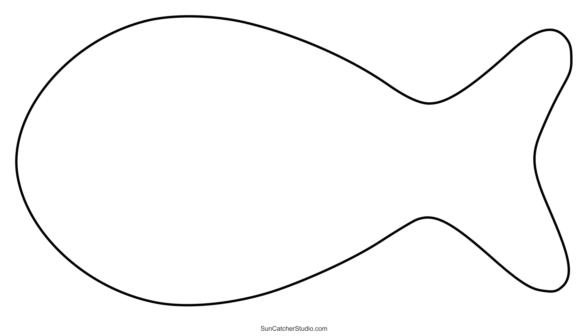Blank Fish Template Printable