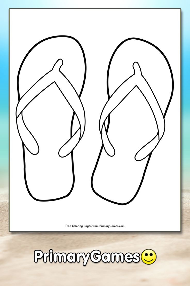 Flip Flop Printable Template