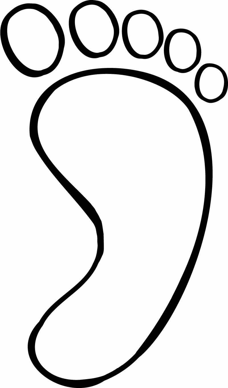 Footprint Template Free Printable
