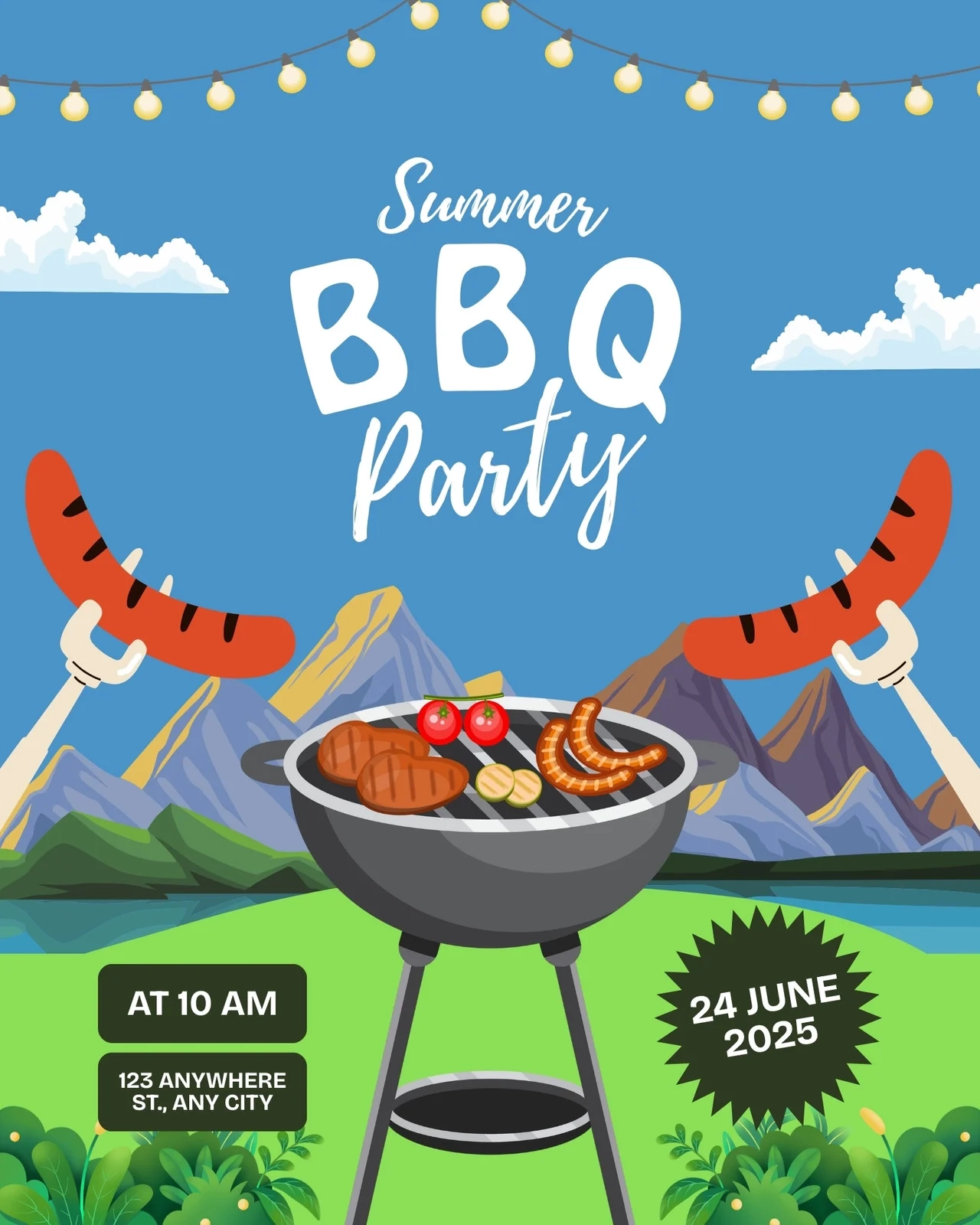 Free Printable Bbq Flyer Templates