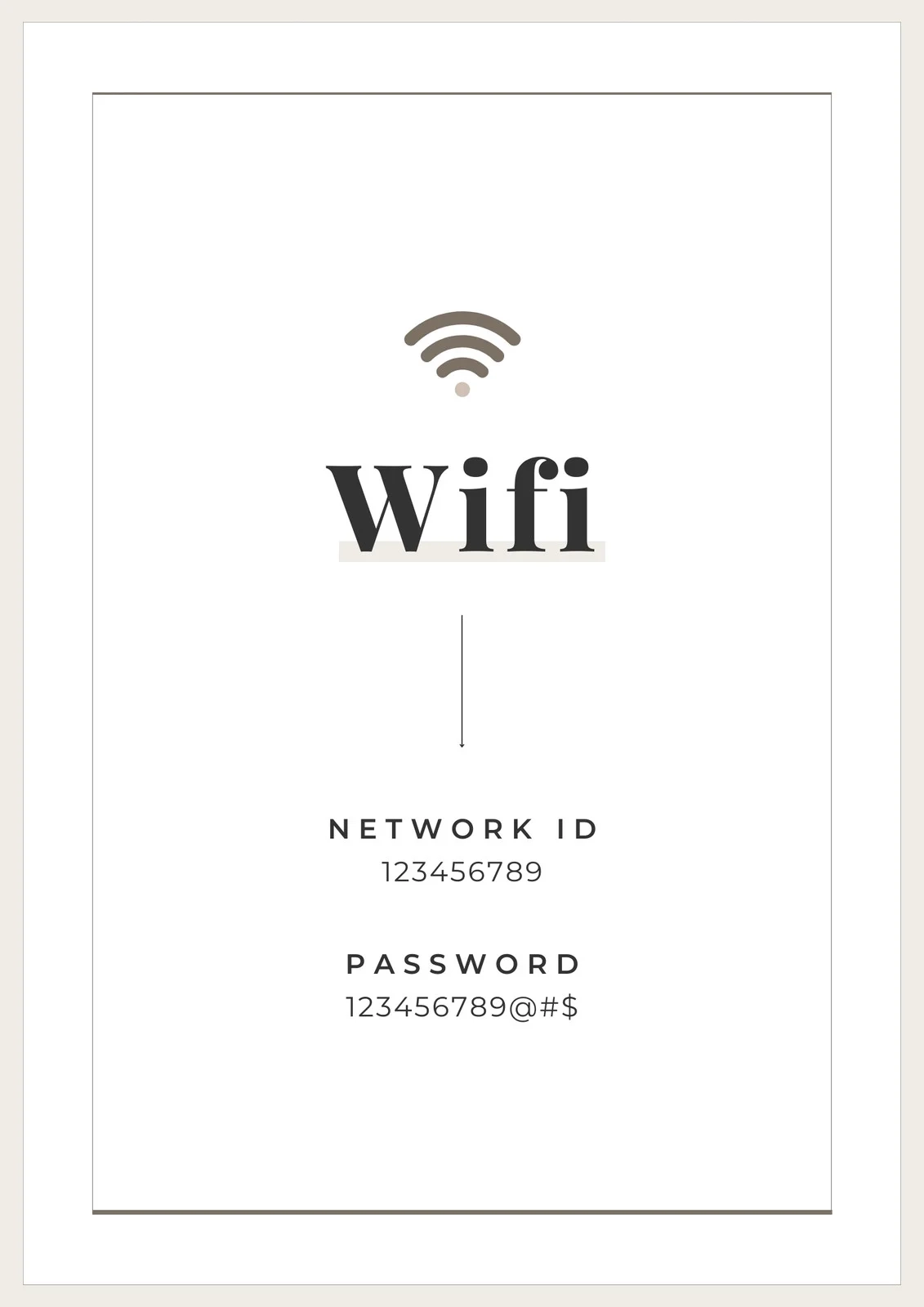 Free And Customizable Wifi Templates